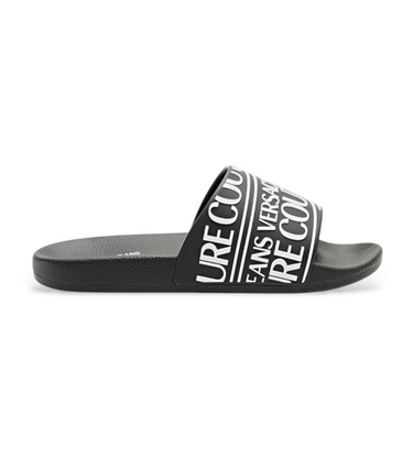 Sandalia Versace Jeans Couture para hombre negra all over